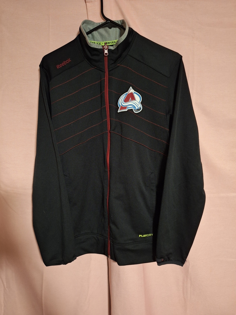 Reebok Colorado Avalanche NHL Center Ice PlayDry Full Zip Jacket